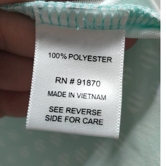 Pebble Beach Women's Size Large Performance Golf Tennis Green Sleeveless Polo - Picture 5 of 6